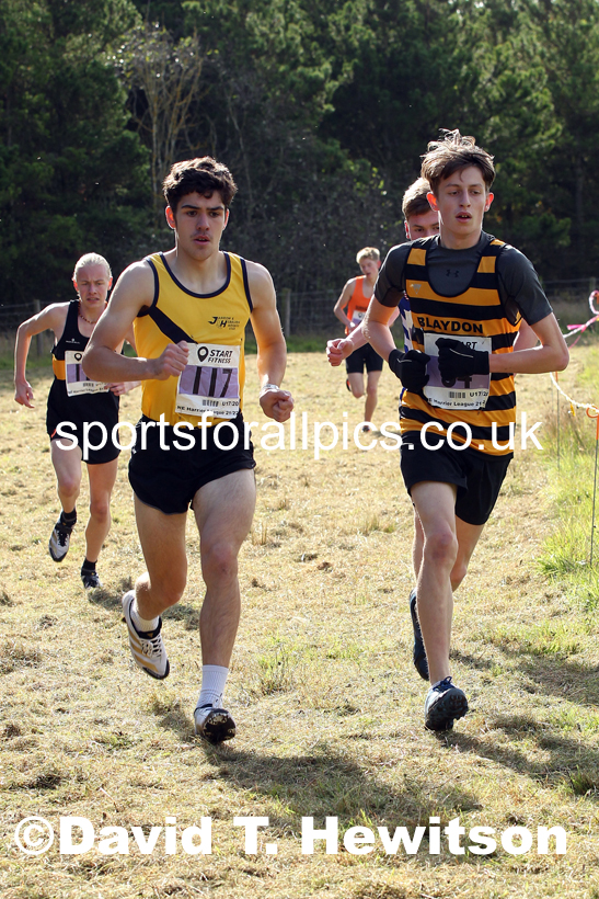 Mens under-17s 2021 North Eastern Harrier League, Druridge Bay. Photo: David T. Hewitson/Sports for All Pics